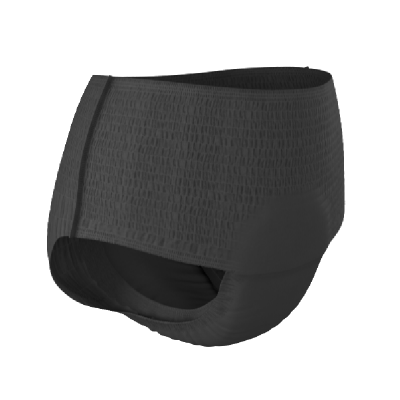 Cueca cinza escuro adulta com textura enrugada