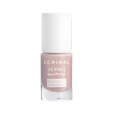 Verniz para unhas ECRINAL rosa nude com tampa branca