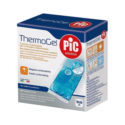 Embalagem da almofada reutilizável ThermoGel da Pic Solution azul
