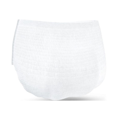 Cueca branca elástica com padrão quadriculado