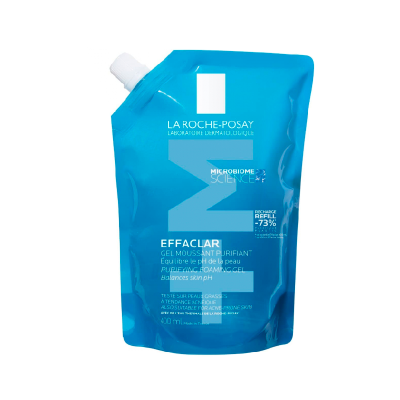 Refil gel facial La Roche-Posay Effaclar azul 400 ml