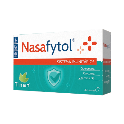 Embalagem Nasafytol cápsulas sistema imunitário