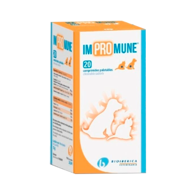 Embalagem IM PROMUNE para cães e gatos, 20 comprimidos palatáveis