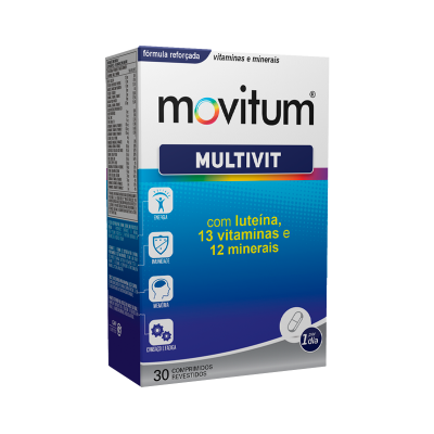 Embalagem Movitum Multivit com vitaminas e minerais