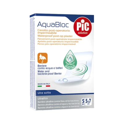 Embalagem de ceroto impermeável pós-operatório AquaBloc Pic Solution