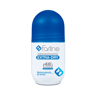 Desodorizante roll-on Farline Extra-Dry com proteção 48 horas
