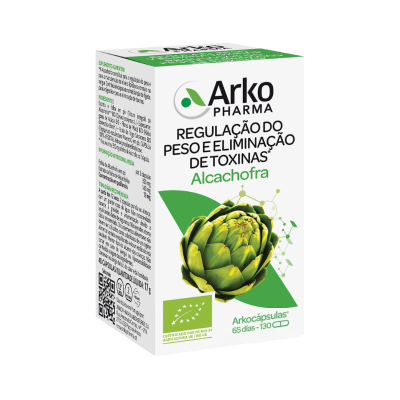 Embalagem de suplemento Arko Pharma Alcachofra para regulação do peso
