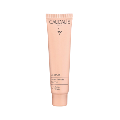 Tubo cor salmão de creme CAUDALÍE Vinocrush Skin Tint