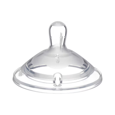 Chupa de biberão transparente em silicone