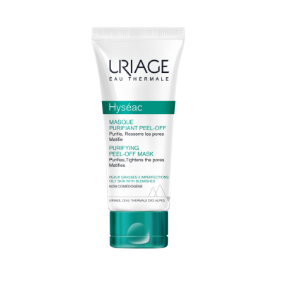tubo de máscara purificante peel-off Uriage Hyséac