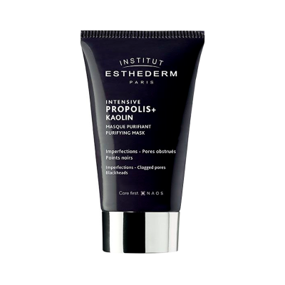Frasco preto de máscara purificante Intensive Propolis+ Kaolin