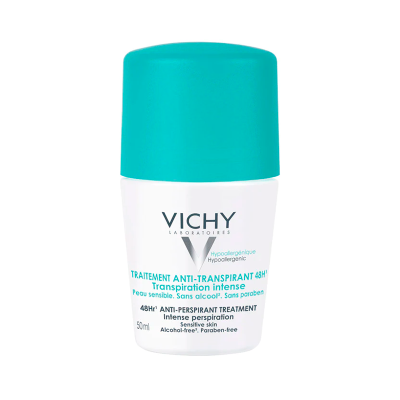 Desodorizante Vichy anti-transpirante com tampa azul