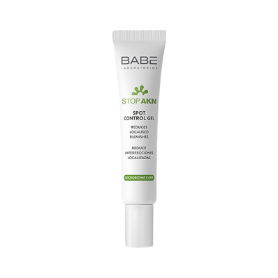Gel controle de manchas em tubo branco da Babé Laboratorios