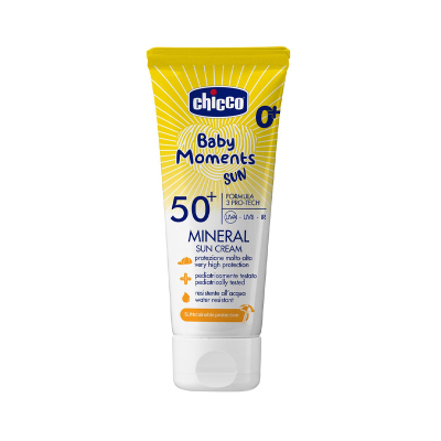 Creme solar mineral Chicco Baby Moments Sun SPF 50+