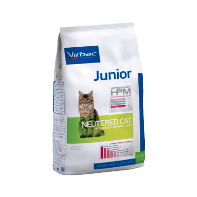 Saco de ração para gato Virbac Junior Neutered Cat