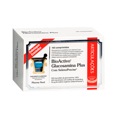 Suplemento alimentar BioActivo Glucosamina Plus Pharma Nord
