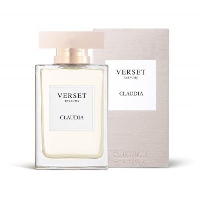 Frasco e caixa de perfume Verset Parfums Claudia