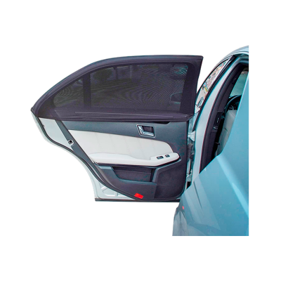 Porta traseira de carro com protetor solar para janela