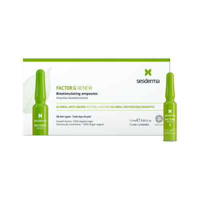 Embalagem das Ampolas Biestimulantes Sesderma Factor G Renew