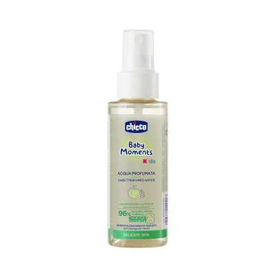 Frasco spray transparente água perfumada Chicco Baby Moments Kids