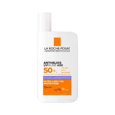 Fluido solar LA ROCHE-POSAY 50+ SPF em frasco branco