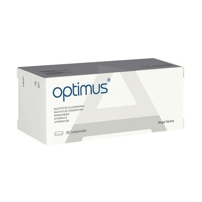 Embalagem optimus com 60 comprimidos de suplemento