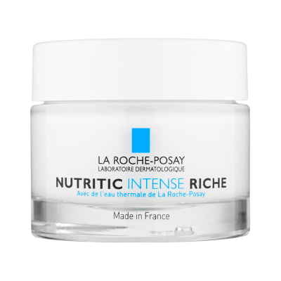 Frasco creme facial La Roche-Posay Nutritic Intense Riche branco com tampa