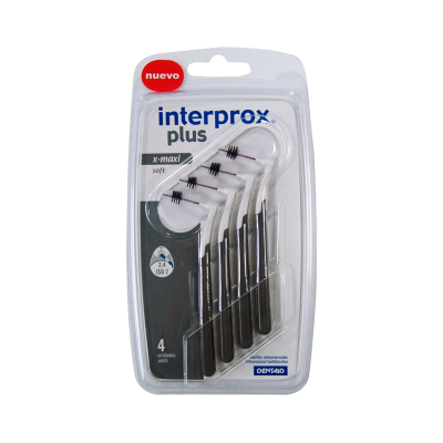 Embalar de 4 escovas interproximais interprox plus x-maxi soft DENTAID