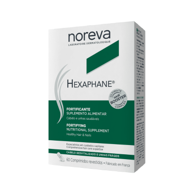 Embalagem de suplemento alimentar Hexaphane para cabelo e unhas