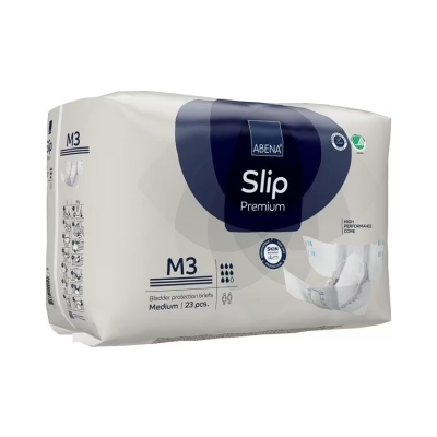 Embalagem de pensos ABENA Slip Premium Medium com 23 unidades