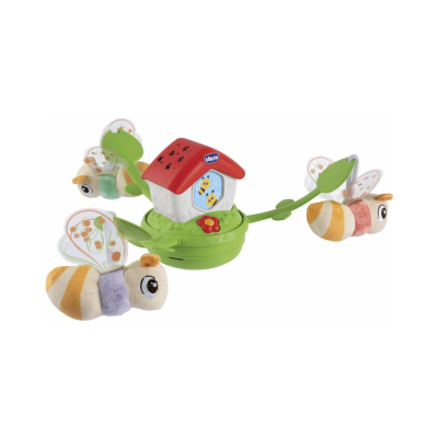 Brinquedo infantil de casa com abelhas de pelúcia