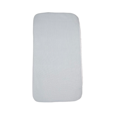 Colchão de berço branco com textura