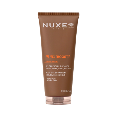 Gel de duche multi-usos NUXE Paris men BOOST castanho 200 ml