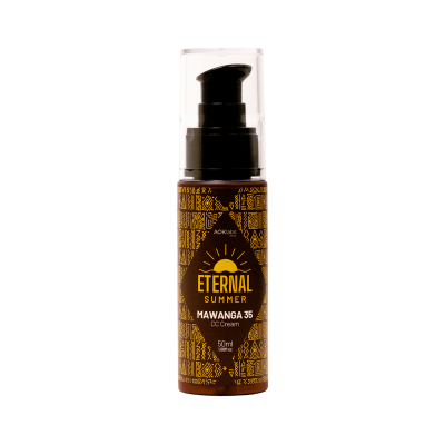 Frasco de CC Cream Eternal Summer Mawanga 35 com doseador
