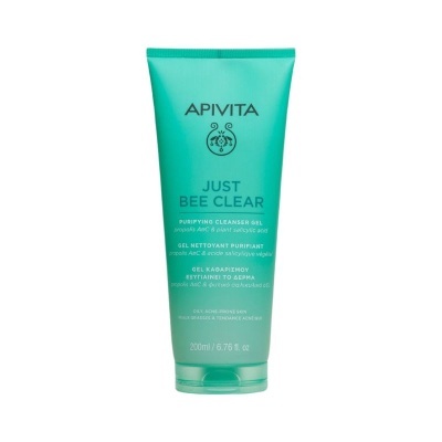 Gel purificador facial Apivita Just Bee Clear 200ml