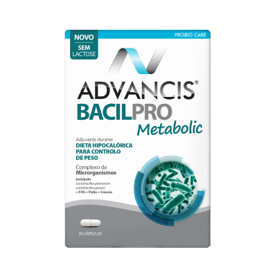 Embalagem do suplemento Advancis BacilPro Metabolic