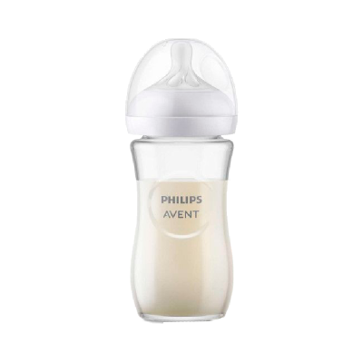 Biberão PHILIPS AVENT com tetina e tampa transparentes