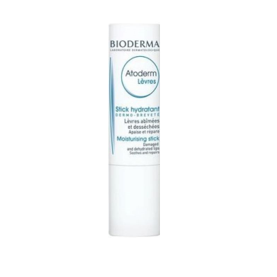Bálsamo labial hidratante Bioderma Atoderm Lèvres branco