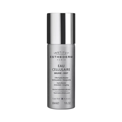 Frasco prateado de produto cosmético Eau Cellulaire Brume - Mist