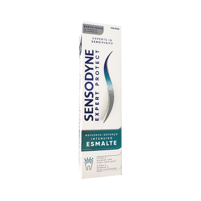 Embalagem de pasta dentífrica Sensodyne Expert Protect