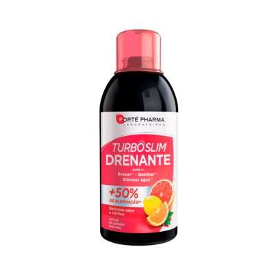 Garrafa preta de suplemento com rótulo vermelho e branco e tampa rosa