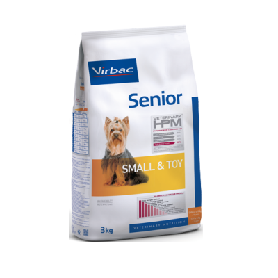 Saco de ração Virbac Senior Small & Toy para cães