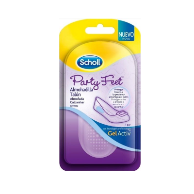 Embalagem de almofada para calcanhar Scholl Party Feet