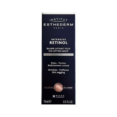 Embalagem escura do creme para olhos Institut Esthederm Intensive Retinol