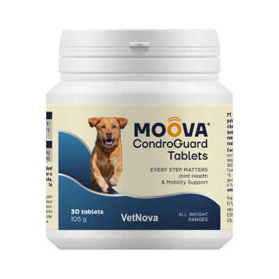 Frasco de comprimidos para cães MOOVA CondroGuard Tablets