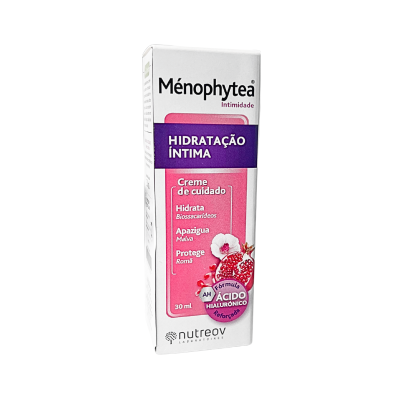 Caixa de creme Ménophytea Hidração Íntima 30 ml com ácido hialurónico