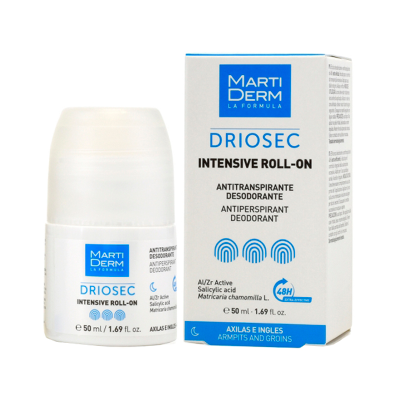 Antitranspirante desodorizante MartiDerm Driosec Intensive Roll-On 50 ml