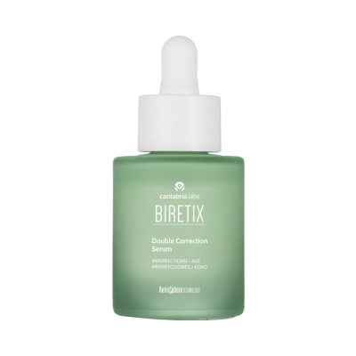 Frasco verde fosco de serum com conta-gotas branco