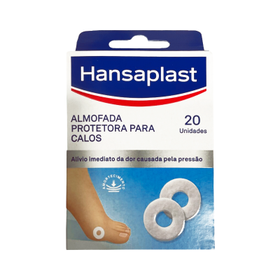 Embalagem Hansaplast Almofada Protetora para Calos com 20 unidades