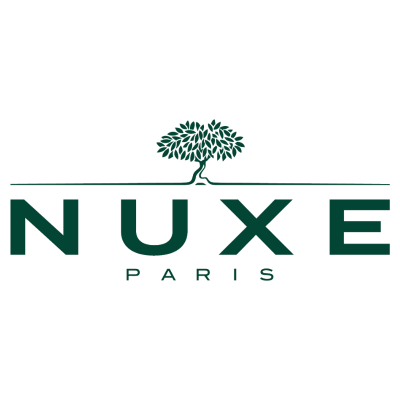 Logotipo NUXE PARIS com árvore verde